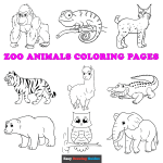 Animals Coloring Pages Baby Animals Coloring Pages