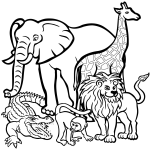 Animals Coloring Pages Pdf