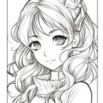 Anime Girl Coloring Pages For Adults Cheapest Factory Futuros