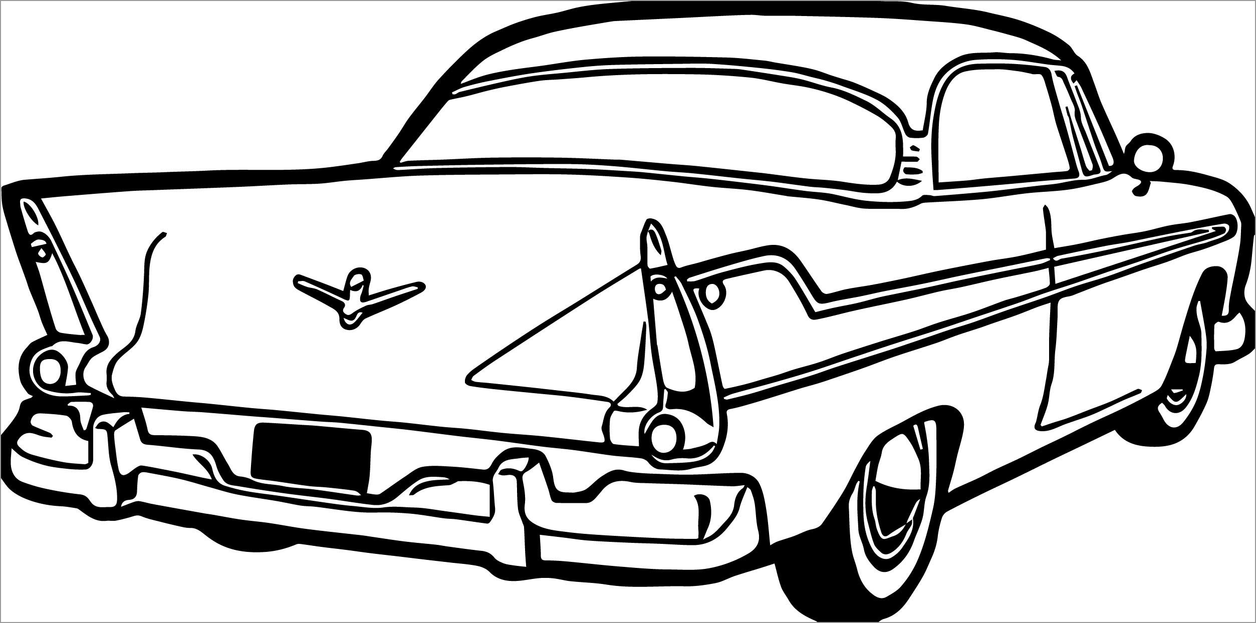 Antique Cars Coloring Pages ColoringBay