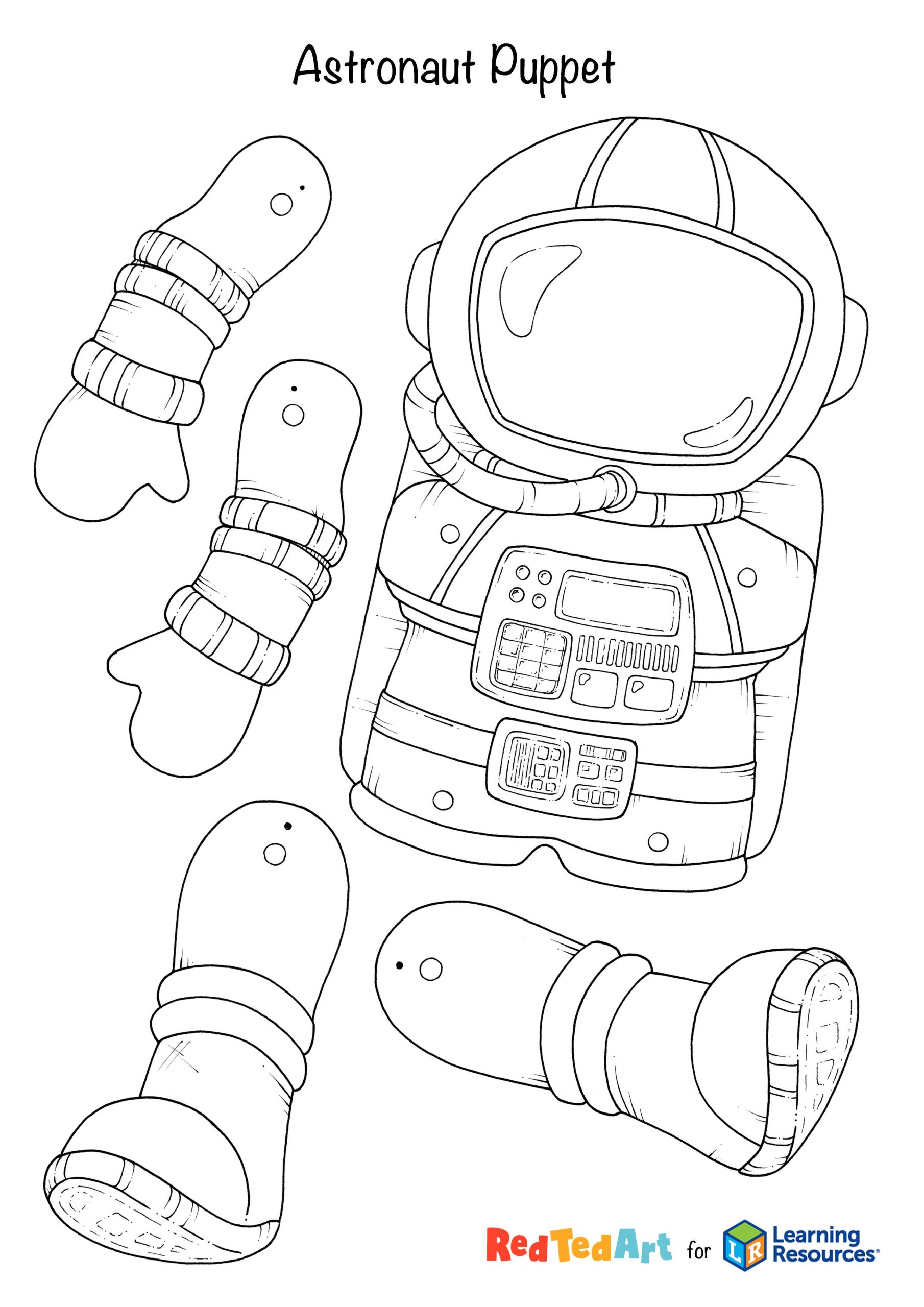 Astronaut Template Free Printable
