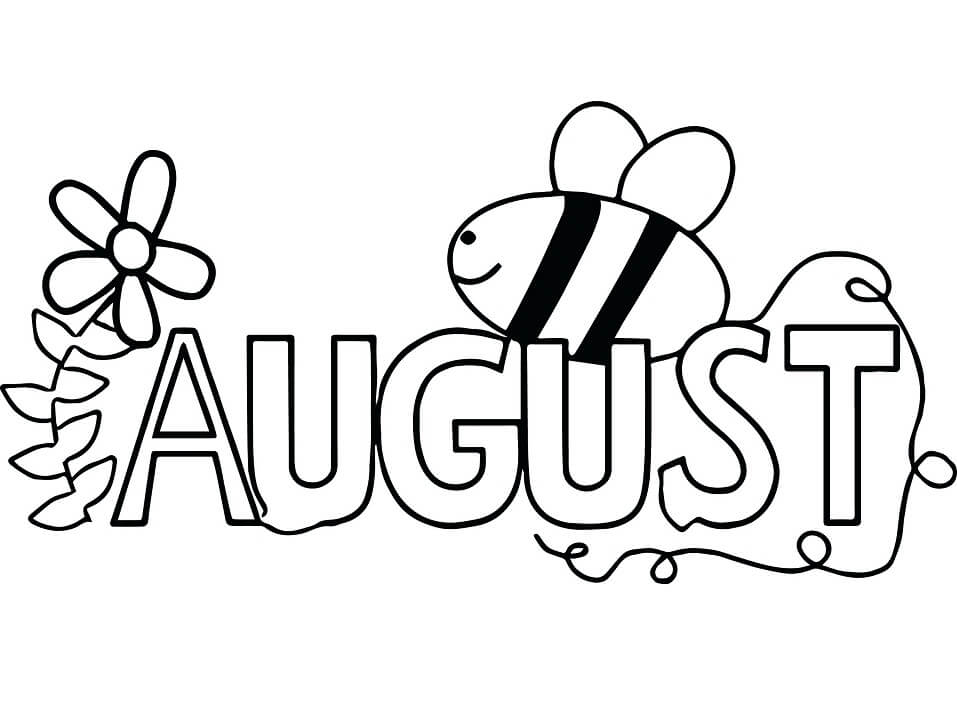 August Coloring Pages Printable Printable Word Searches