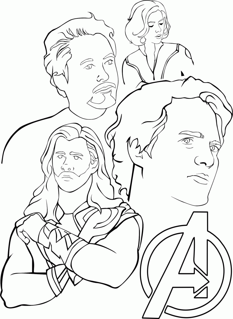 Avengers Coloring Pages To Print Coloring Home
