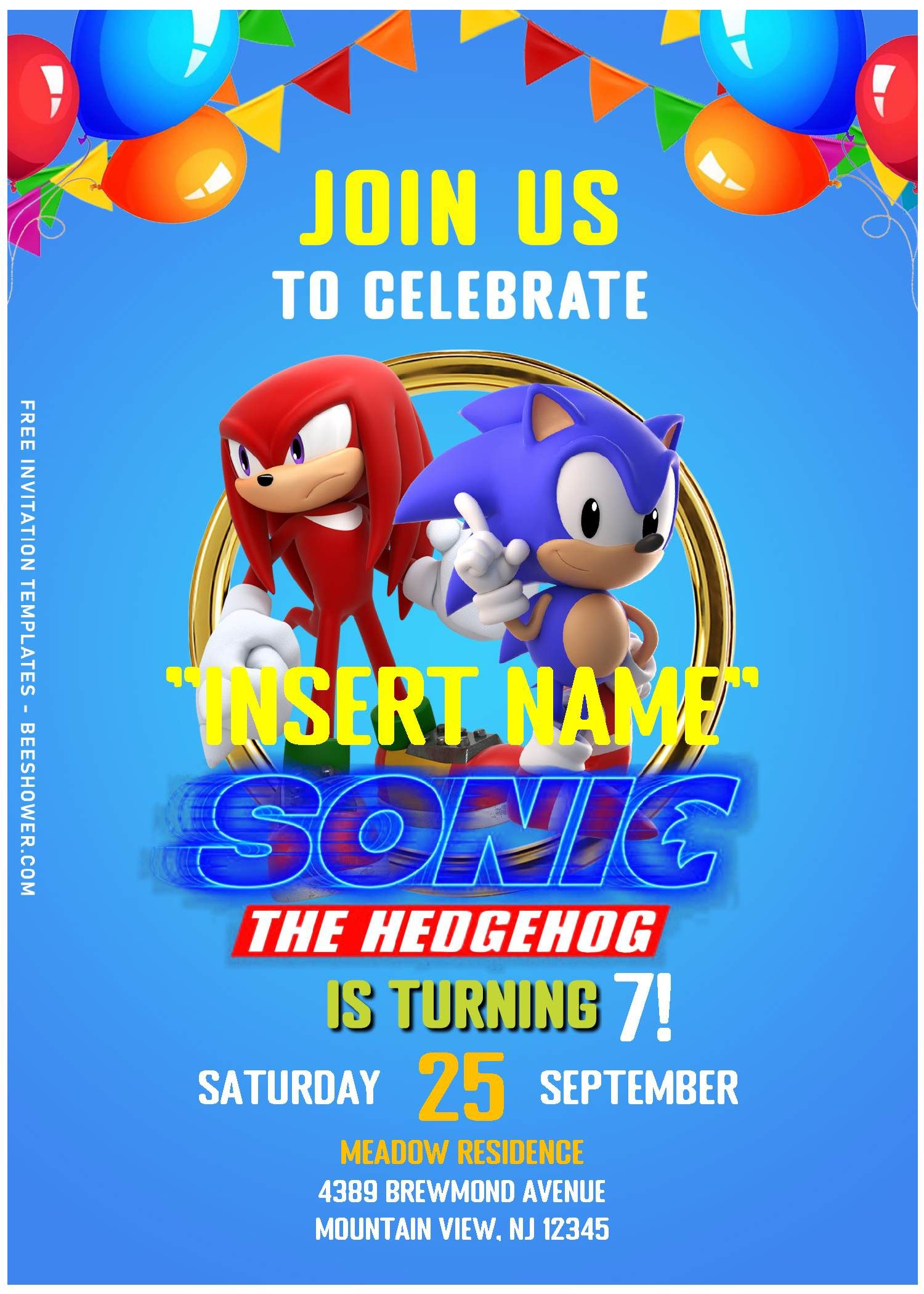 free invitation templates birthday editable