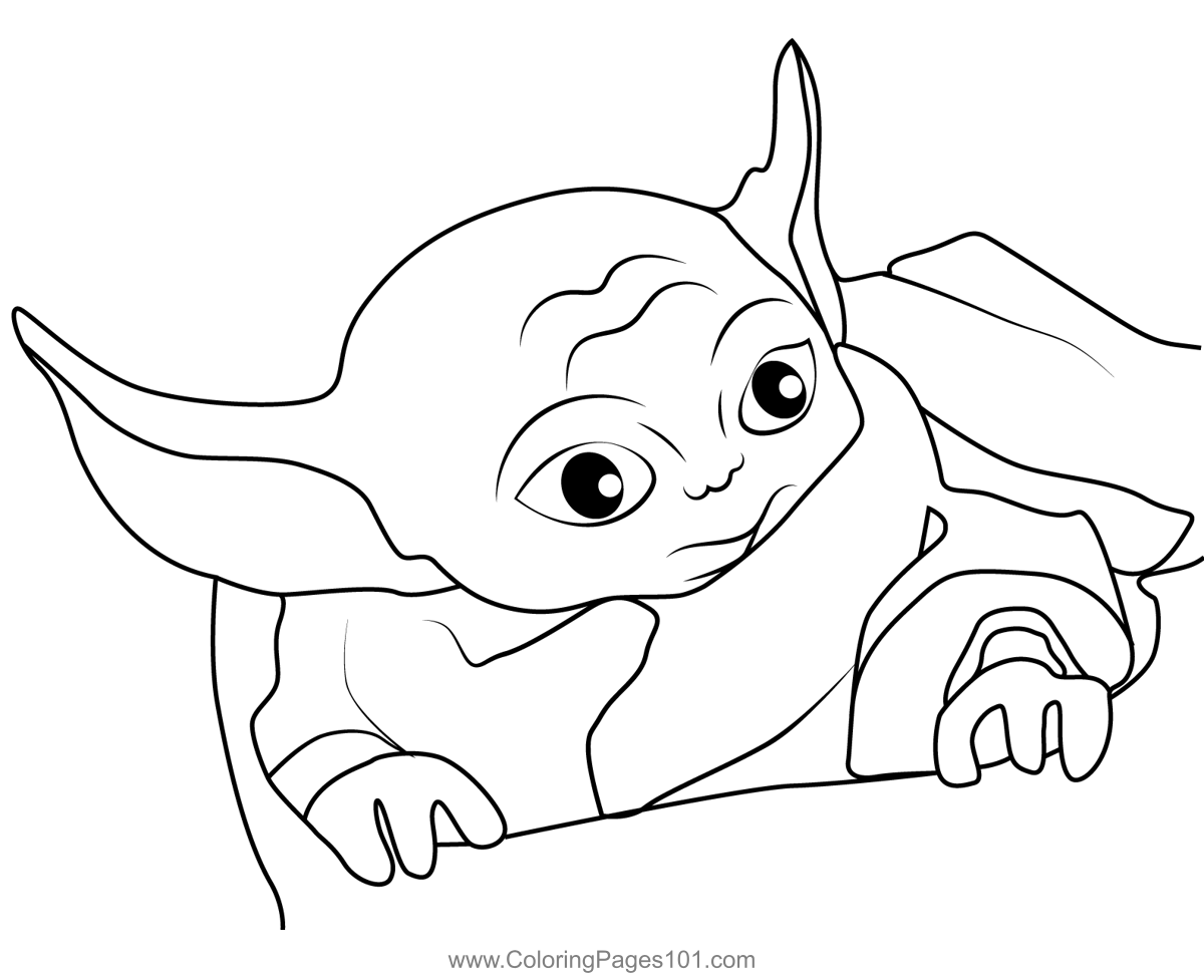 Baby Yoda 3 Coloring Page For Kids Free Baby Yoda Printable Coloring 