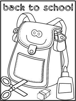 Back To School 3 Coloring Page Free Printable Coloring Pages For Kids