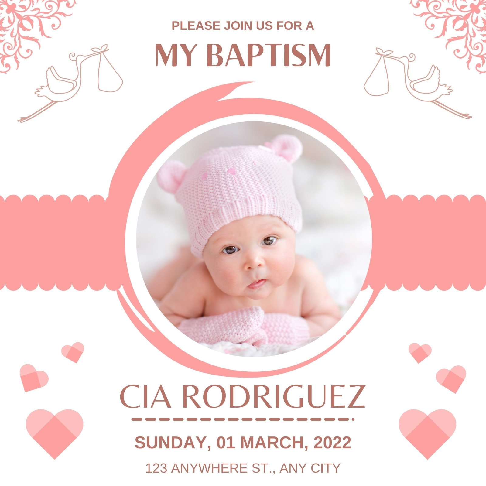 Baptism Invitation Template Canva At Jayden Nobbs Blog