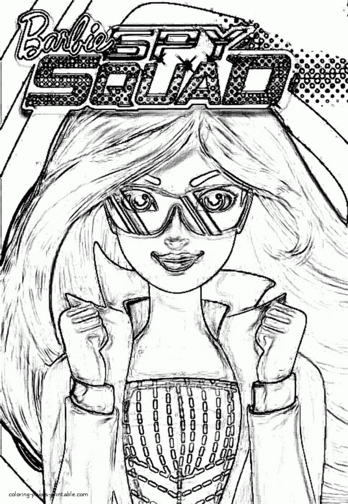Barbie Spy Squad Printable Coloring Pages COLORING PAGES PRINTABLE COM