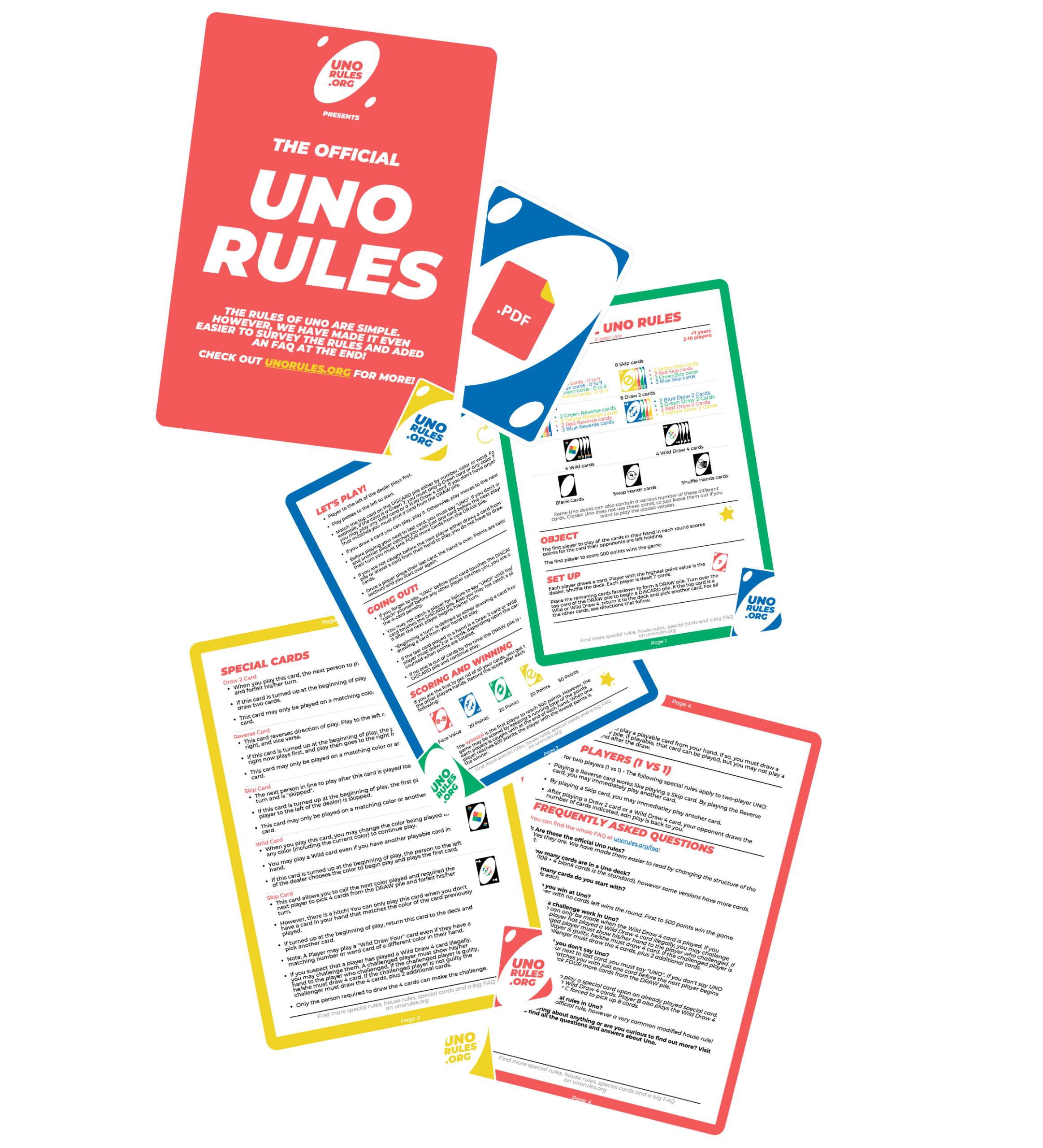 Basic Uno Rules Printable