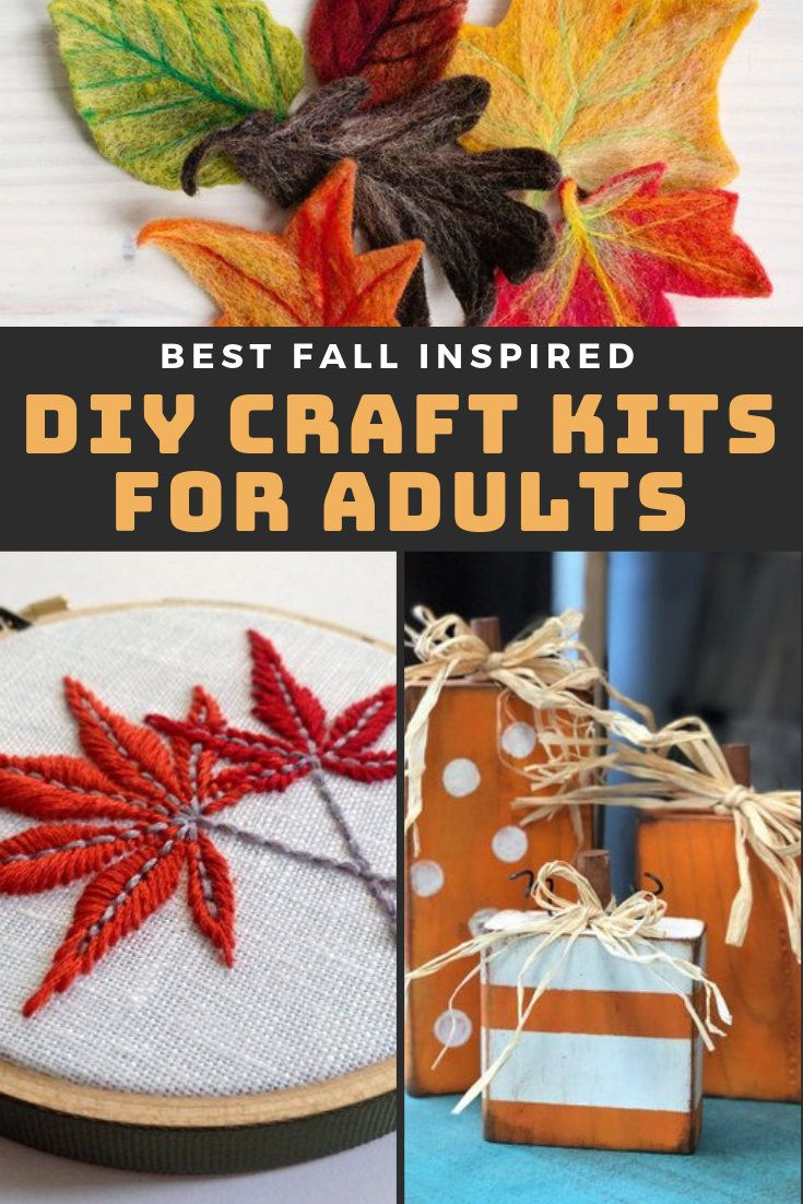 Best DIY Craft Kits For Adults To Try This Fall Diy Crafts Fall 