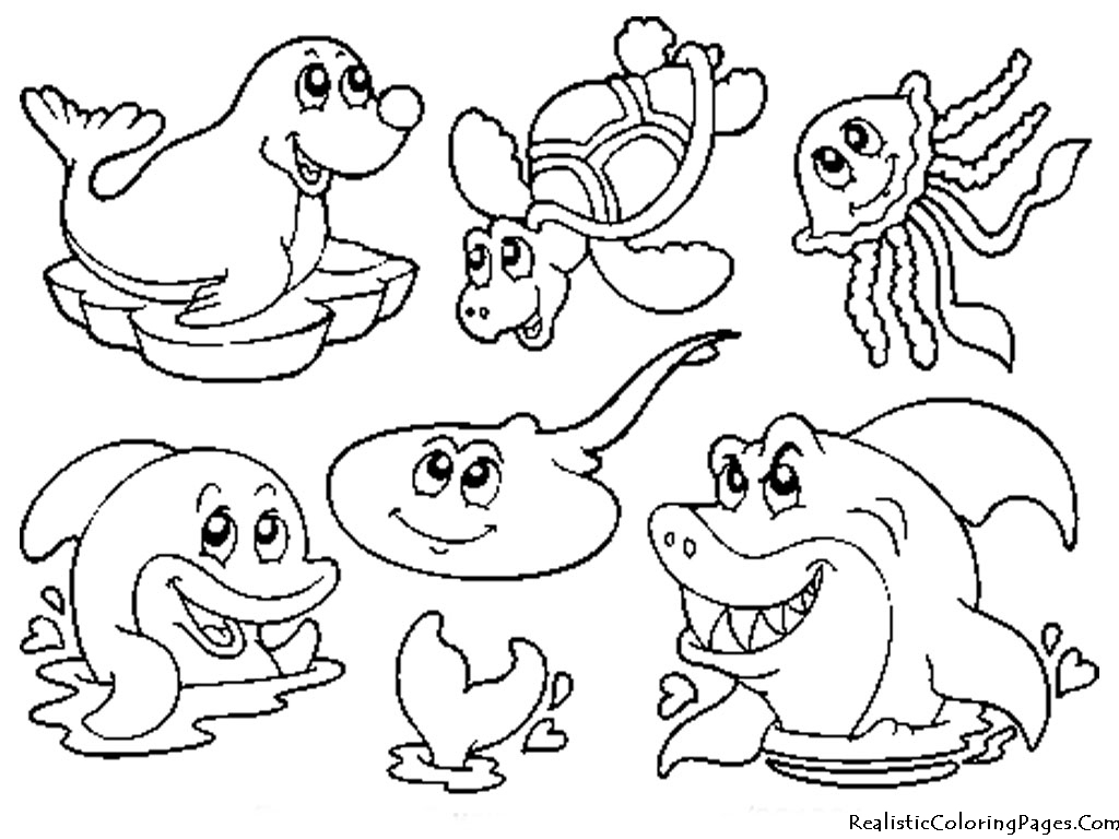 Best Ocean Animals Coloring Pages For Kids Best Coloring Pages For Kids