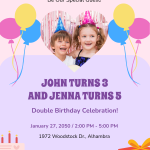 Birthday Invitation Card For Kids Printable Infoupdate