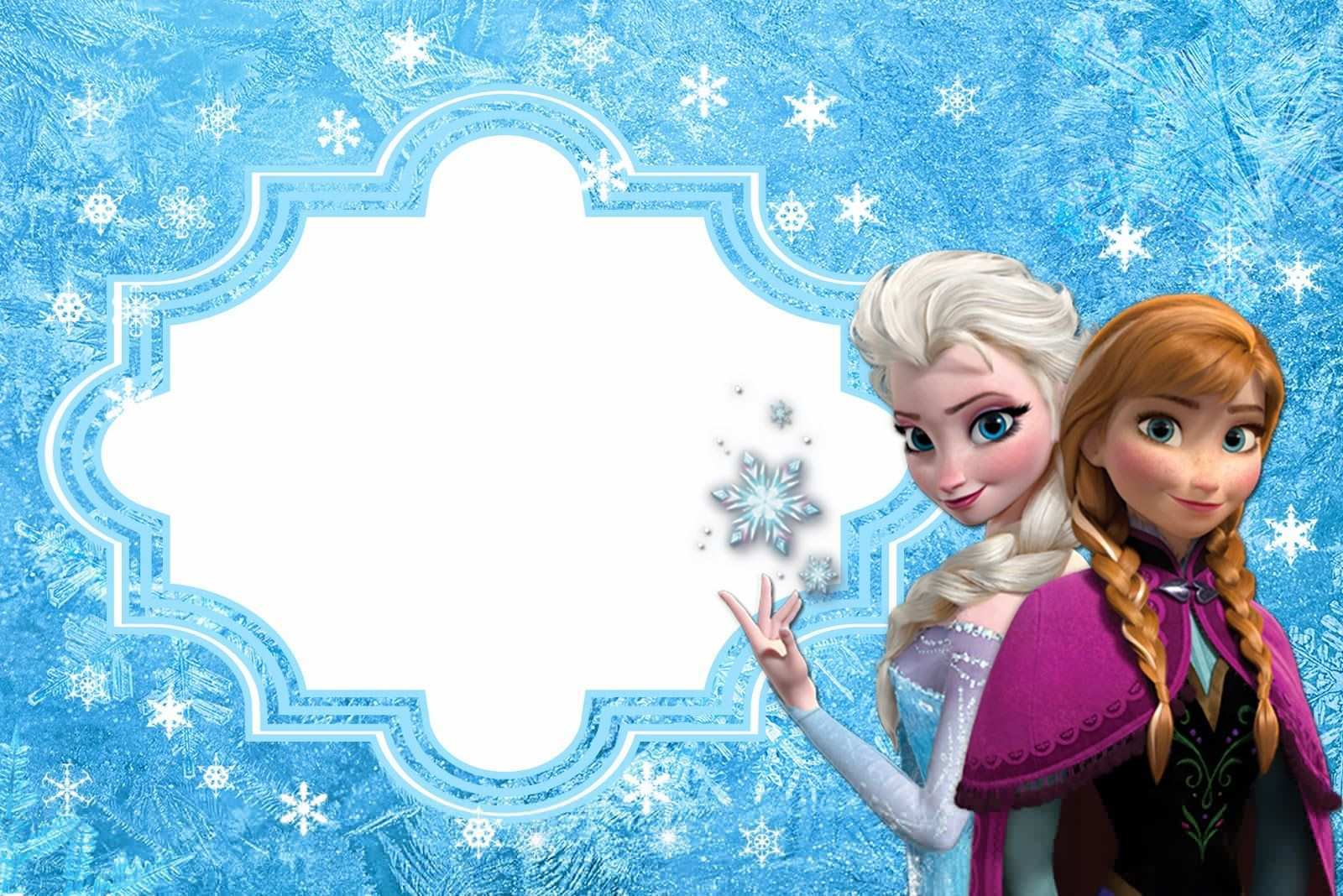 Birthday Invitation Templates Elsa Cards Design Templates