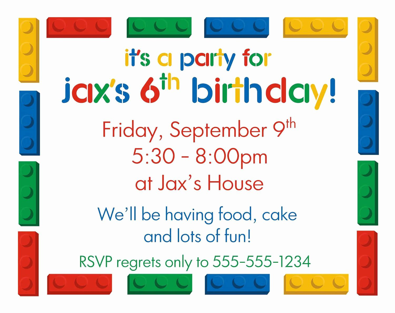 Birthday Invitation Templates Google Docs