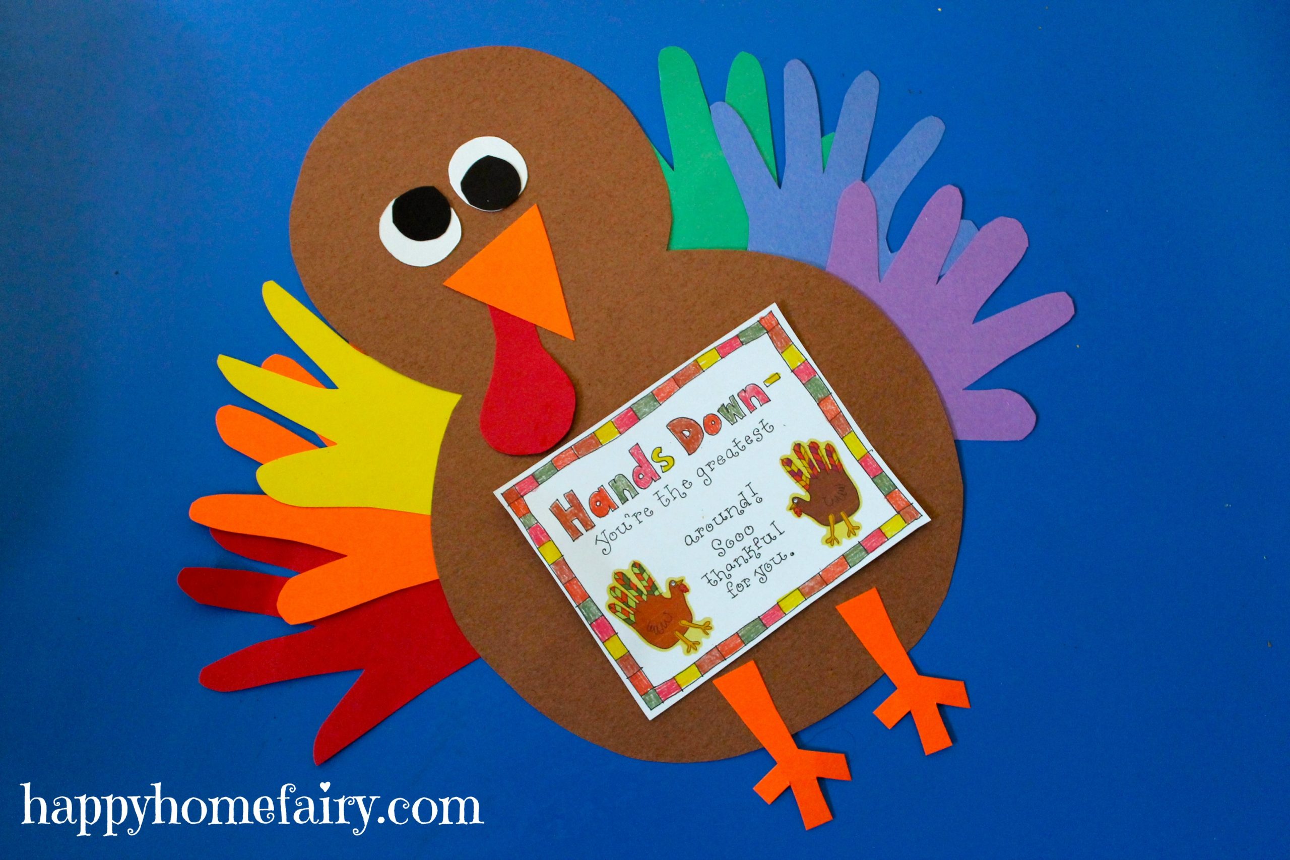 turkey crafts for kindergarten printable