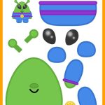 Build An Alien Free Printable Halloween Paper Craft