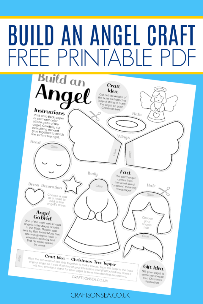 Build An Angel Craft Free Printable Artofit