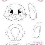 Bunny Template For Craft