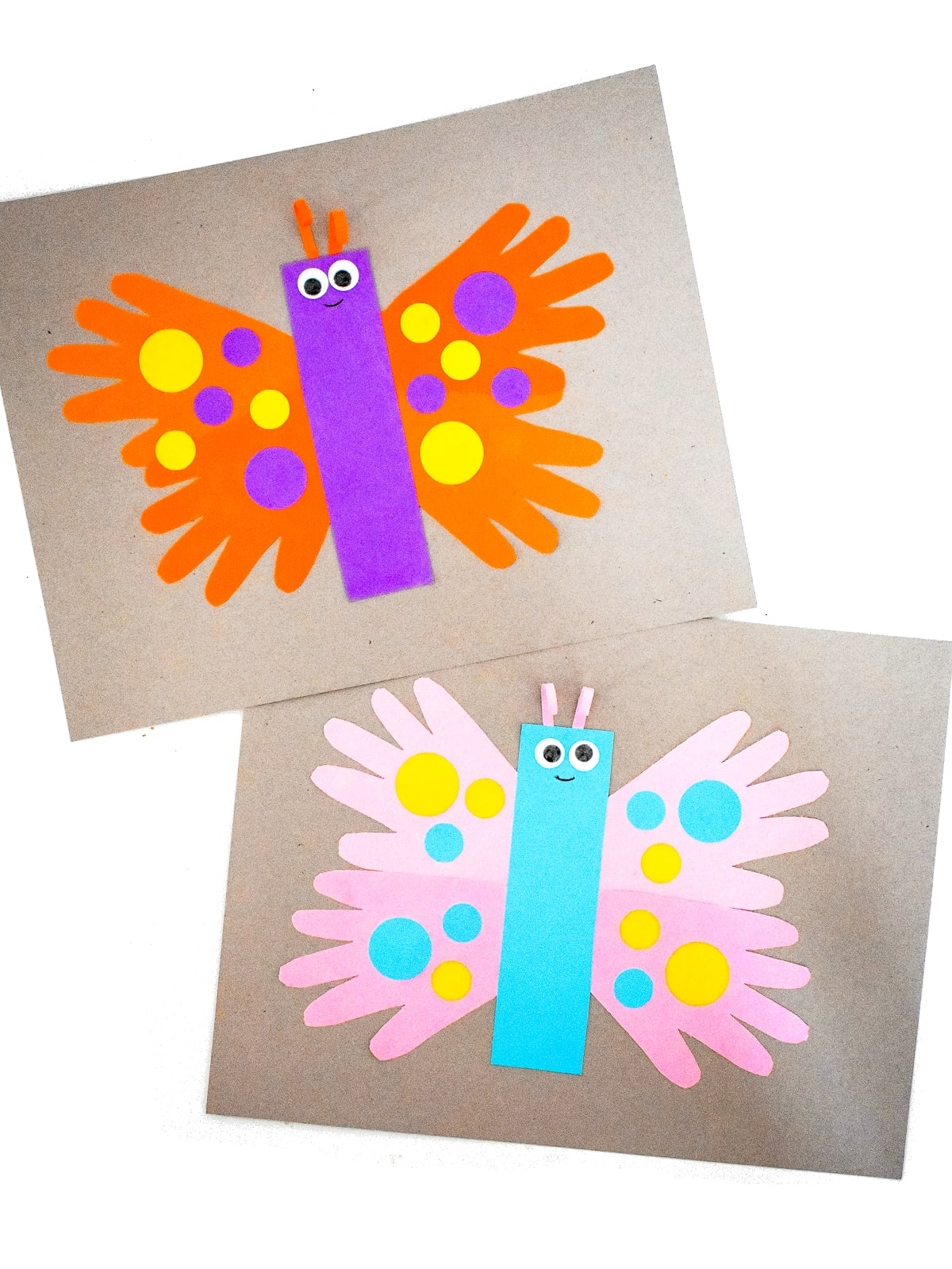 Butterfly Handprint Crafts