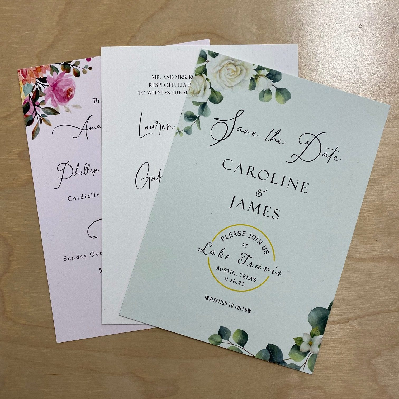 Card Stock Invitations Printable