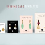 Card Templates Printable Printables Earring Cards Jewelry Card