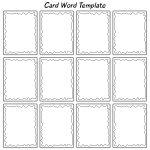 Card Word Template 10 Free PDF Printables Printablee