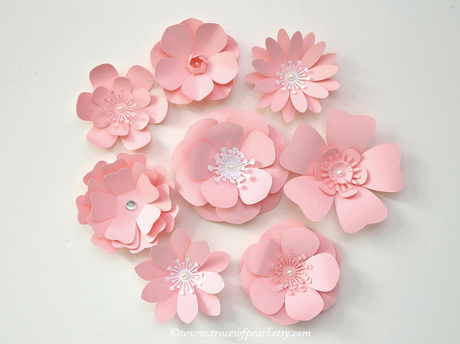 Cardstock Flower Template