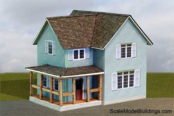 Cardstock Structures For Model Railroads And Dioramas 