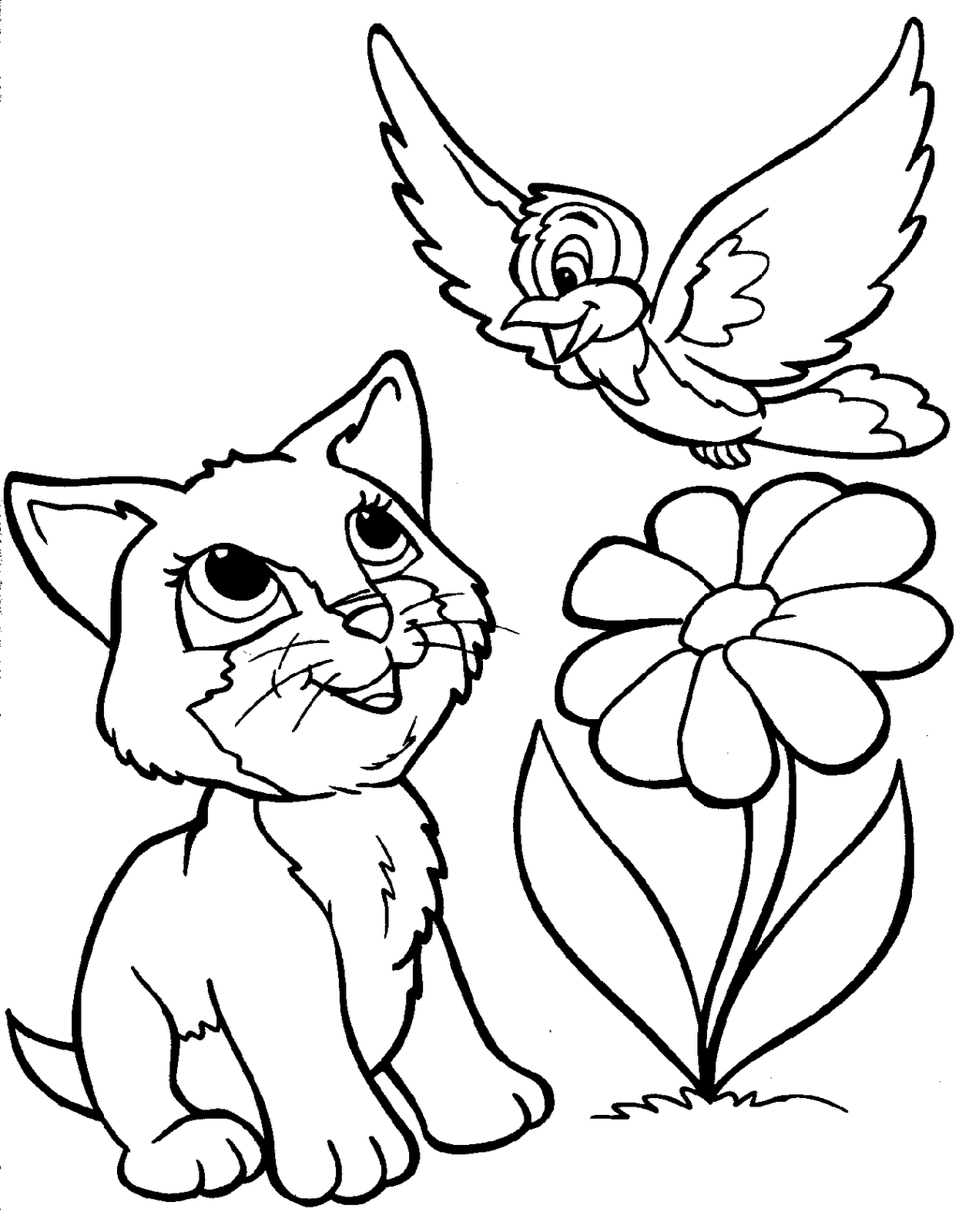 Cartoon Animal Coloring Pages To Download And Print For Free