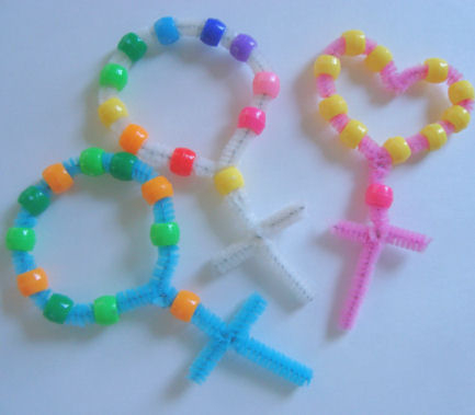 Catholic Icing Easy Rosary Craft For Kids
