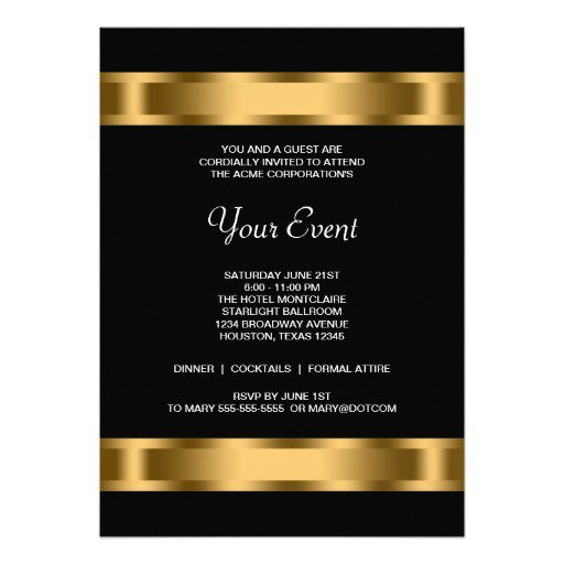 Charity Event Invitation Wording