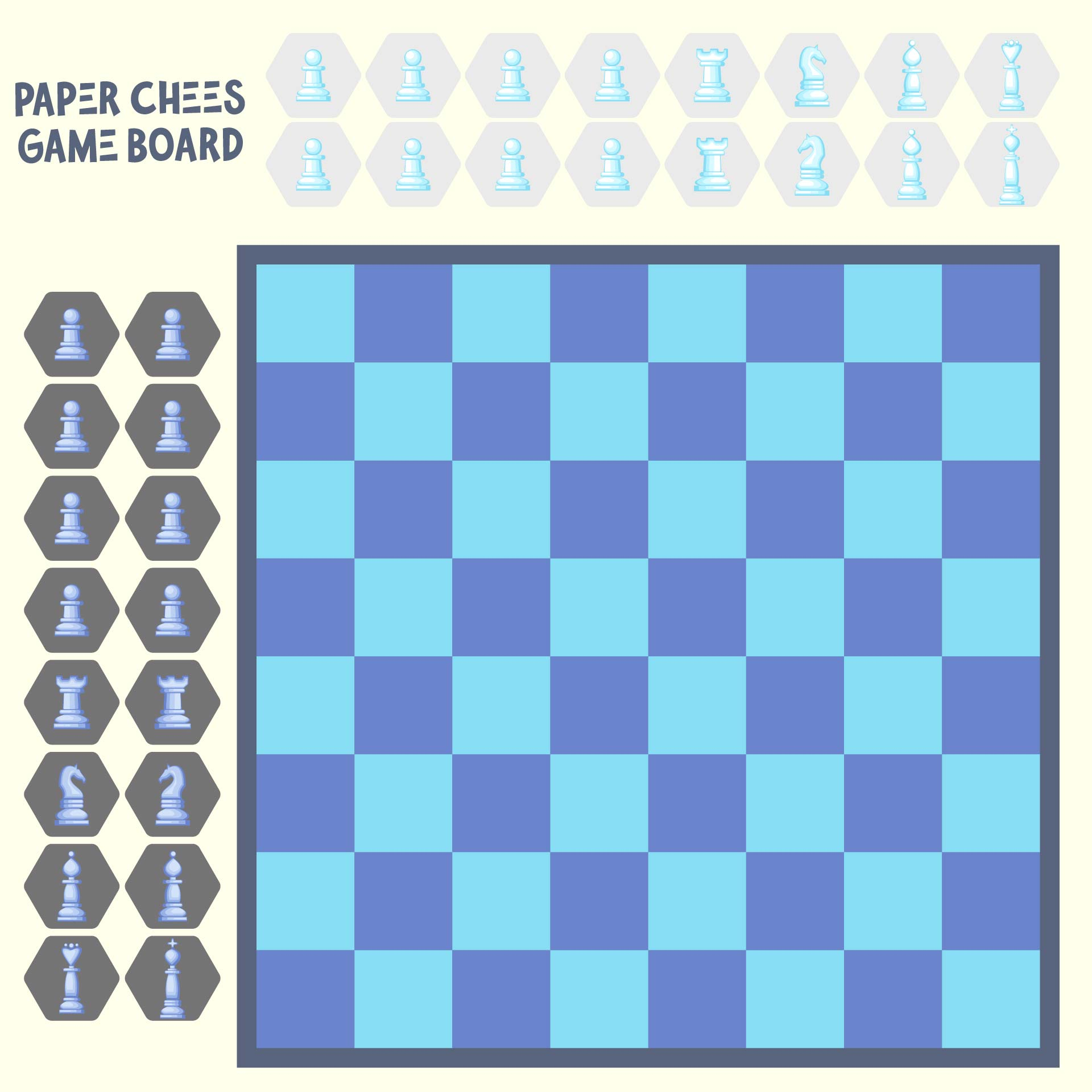 Checkers Board Game Pieces 6 Free PDF Printables Printablee