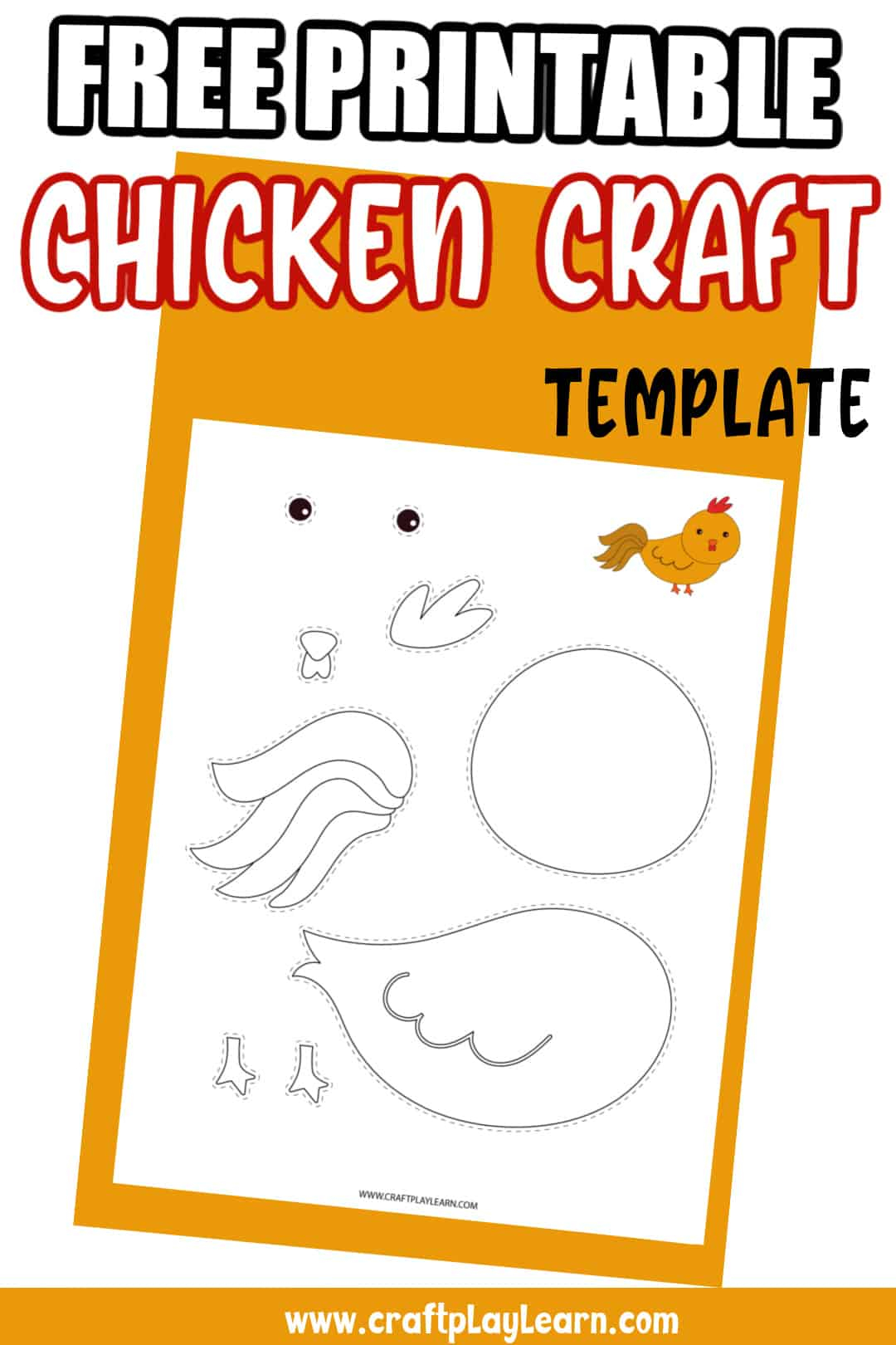 Chicken Outline Printable