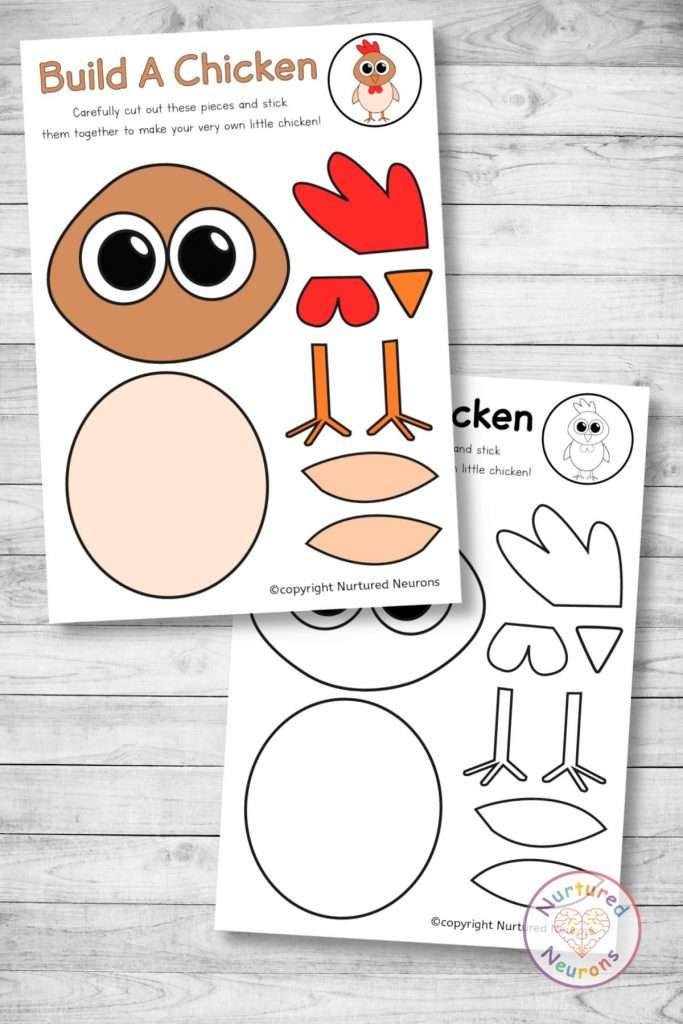 Chicken Outline Printable