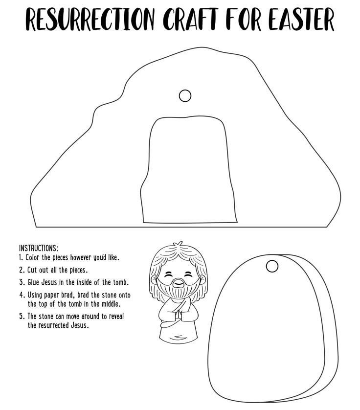 printable easter crafts for sunday school