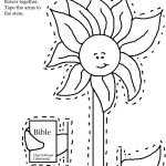 Church House Collection Blog Flower Holding A Bible Cut Out Craft For