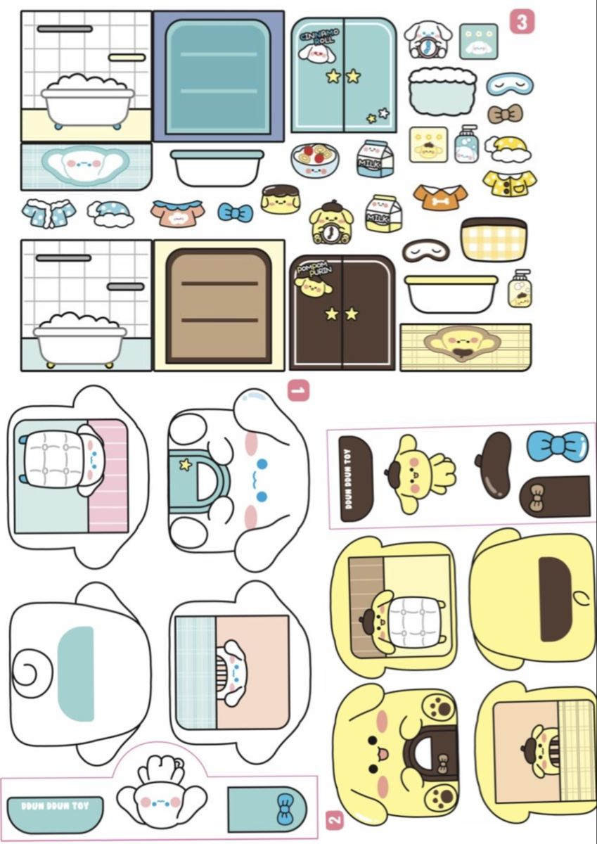 Cinnamoroll Printable Sanrio Paper Crafts