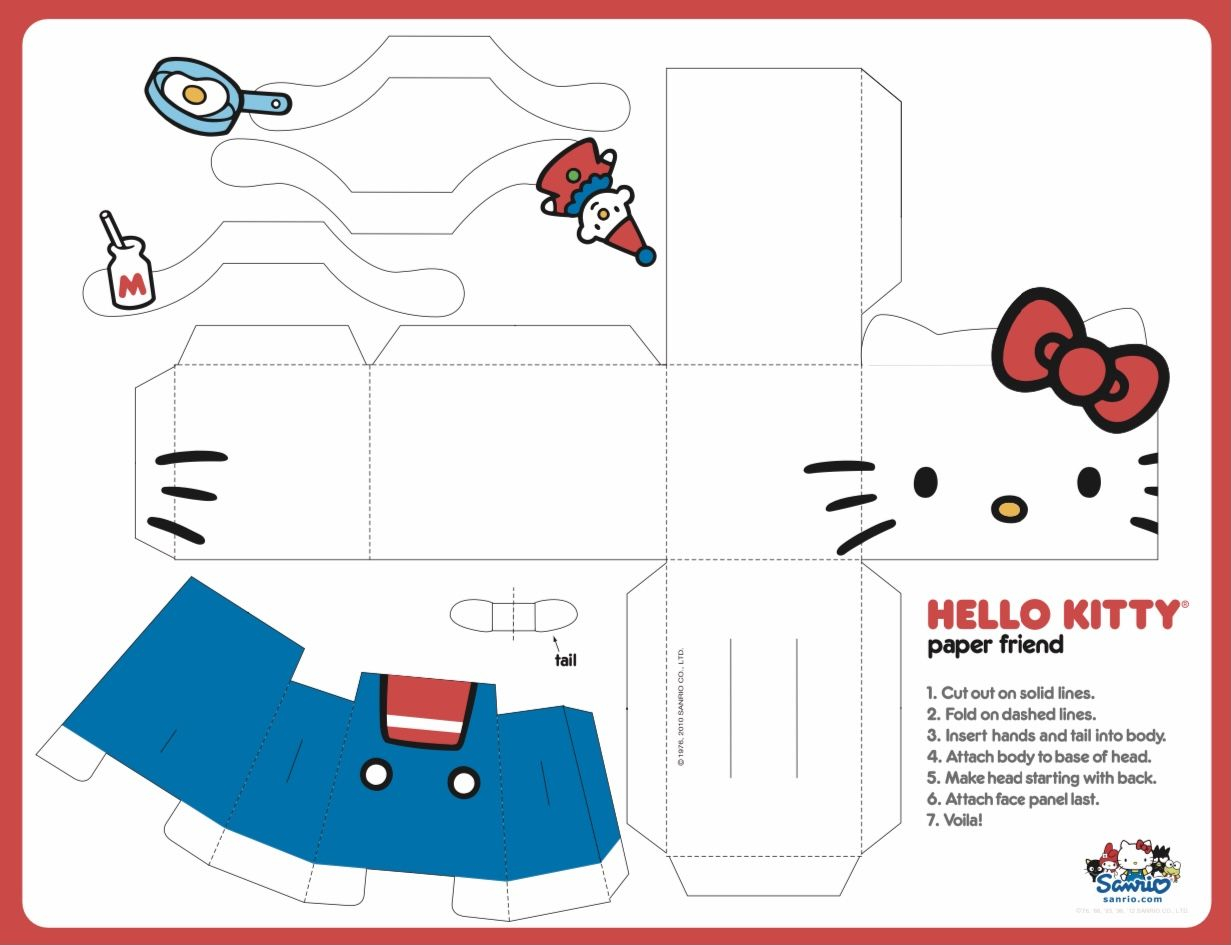 Cinnamoroll Printable Sanrio Paper Crafts