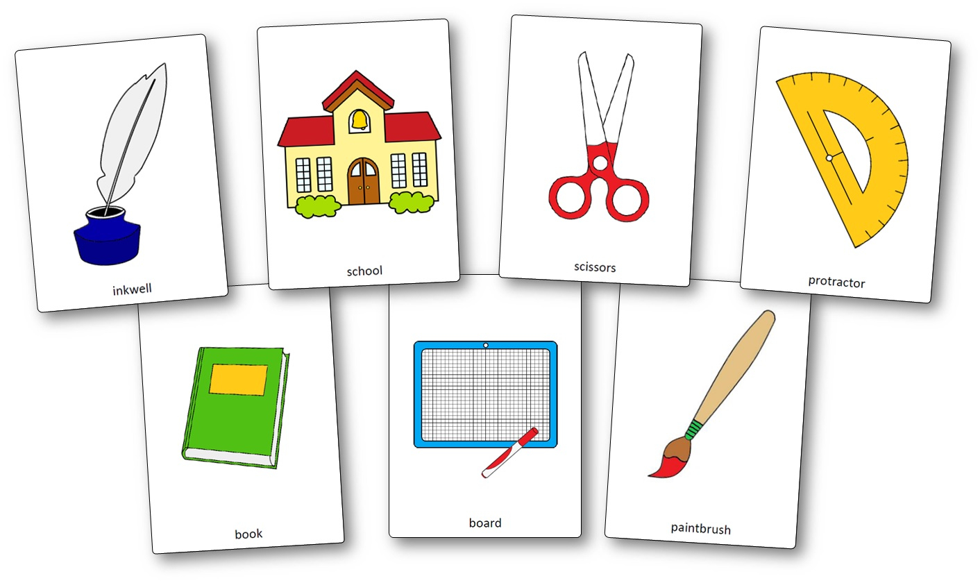 Classroom Objects Flashcards Free Printable Flashcards Speak And 