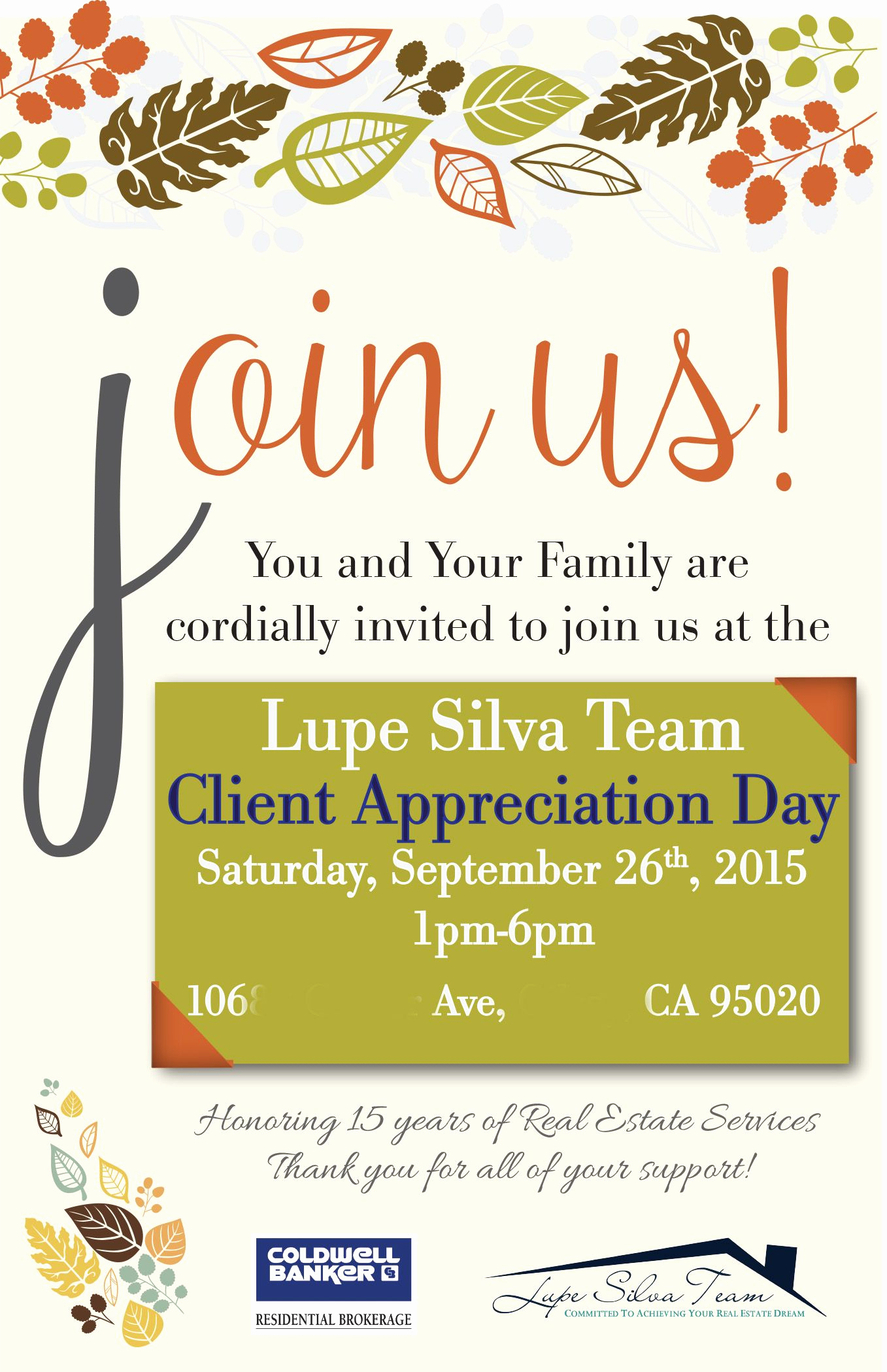 Client Appreciation Event Invitation Collegio Sanlorenzo Template