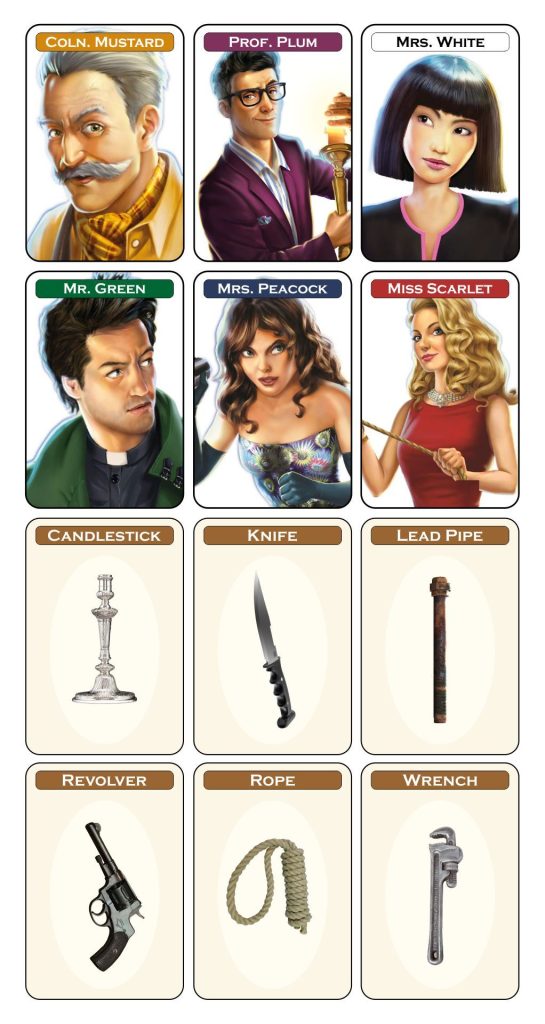 Clue Board Game 10 Free Pdf Printables Artofit