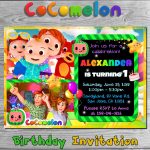 Cocomelon Invitation Card Template