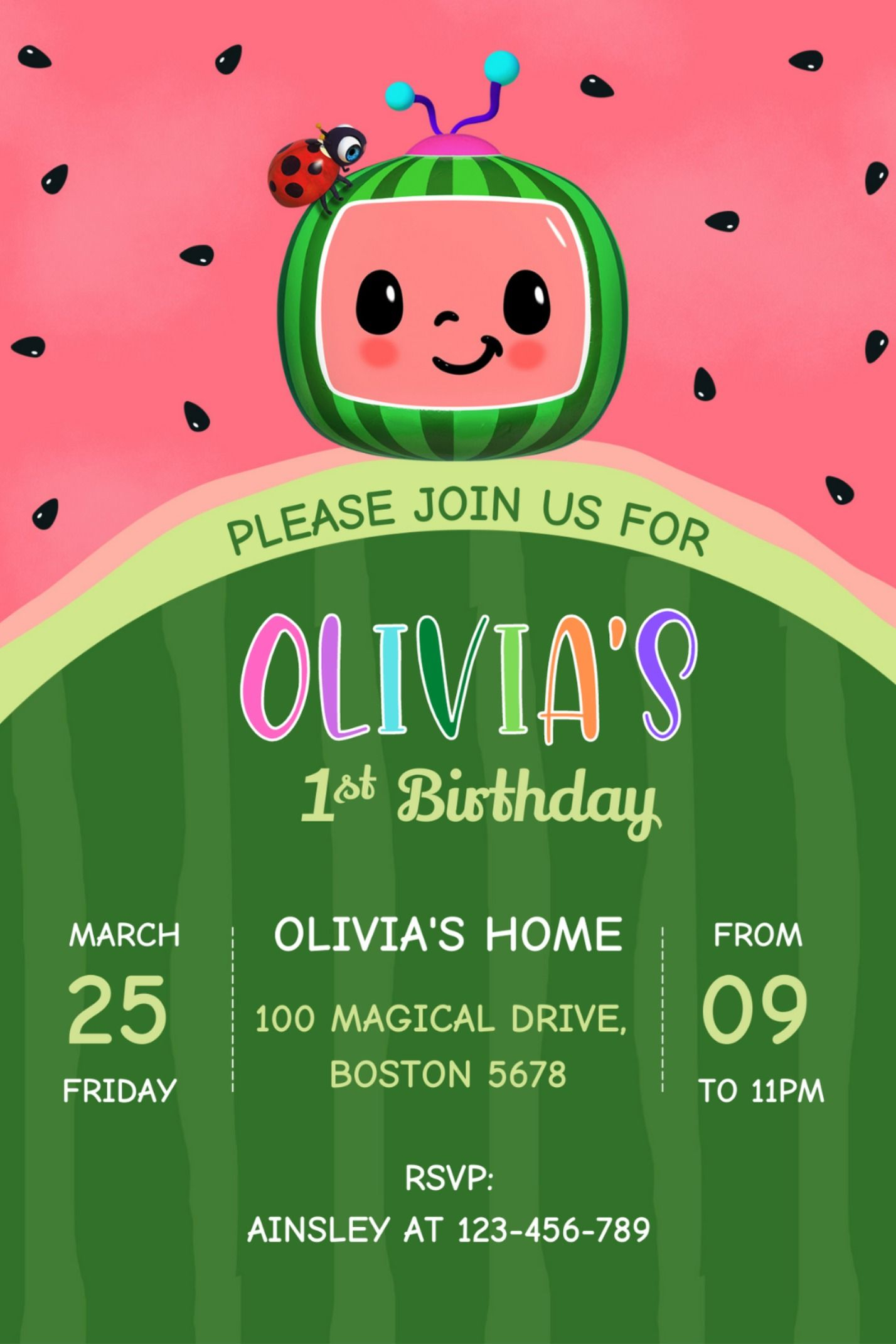 Cocomelon Invitation Template Farm1 fieldagent
