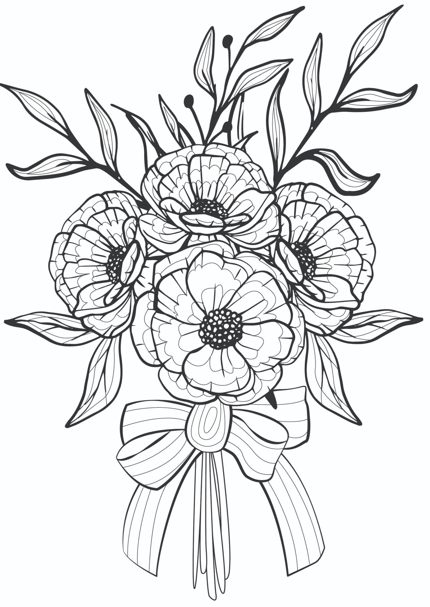 Coloring Flowers Printable