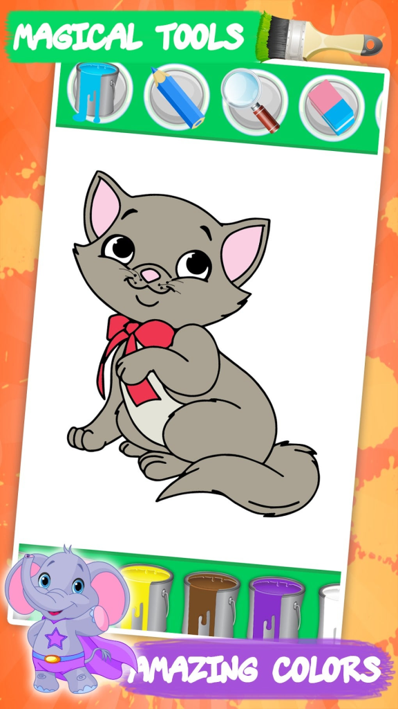 Coloring Games For Kids Animal For Android Download