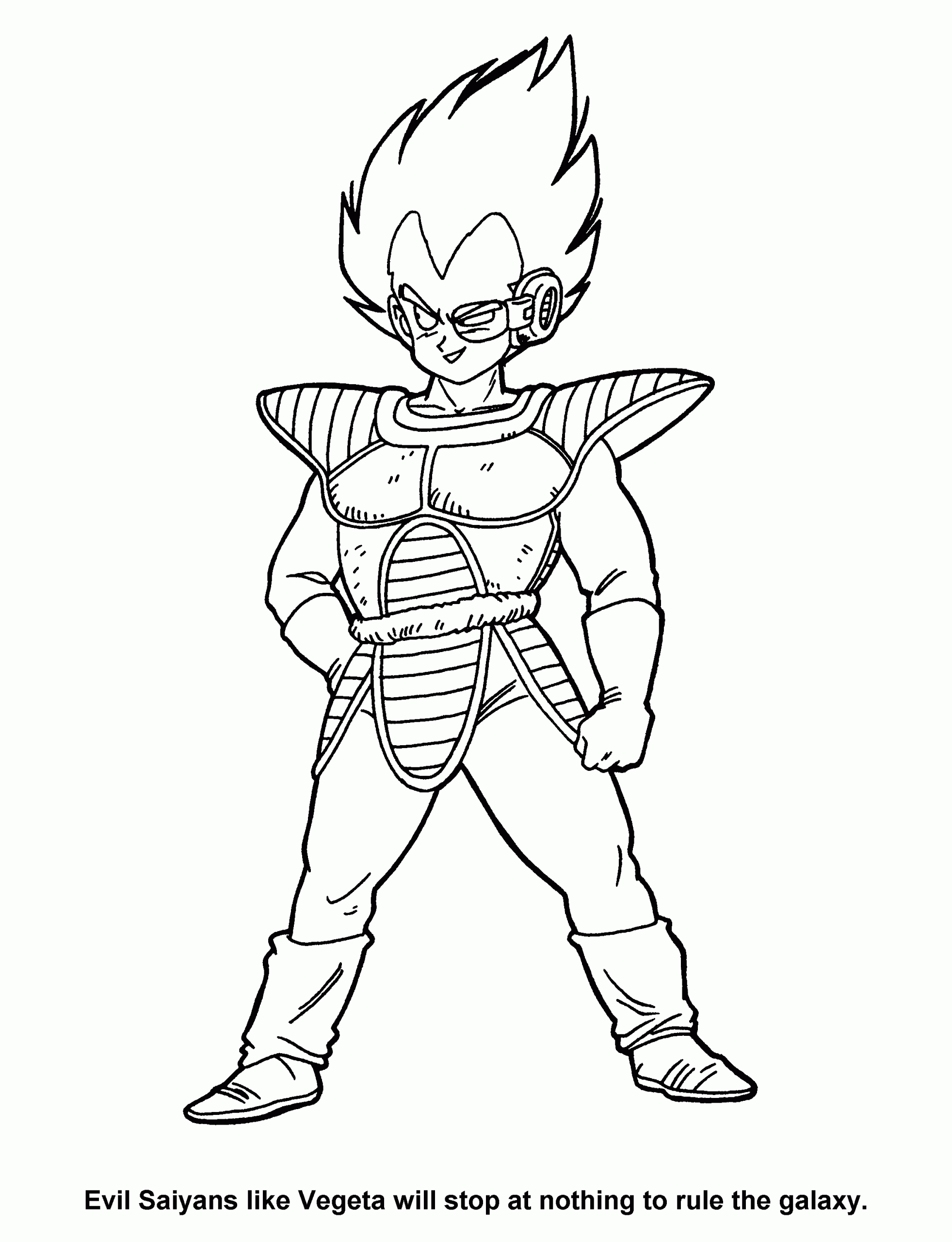 printable coloring pages dragon ball z