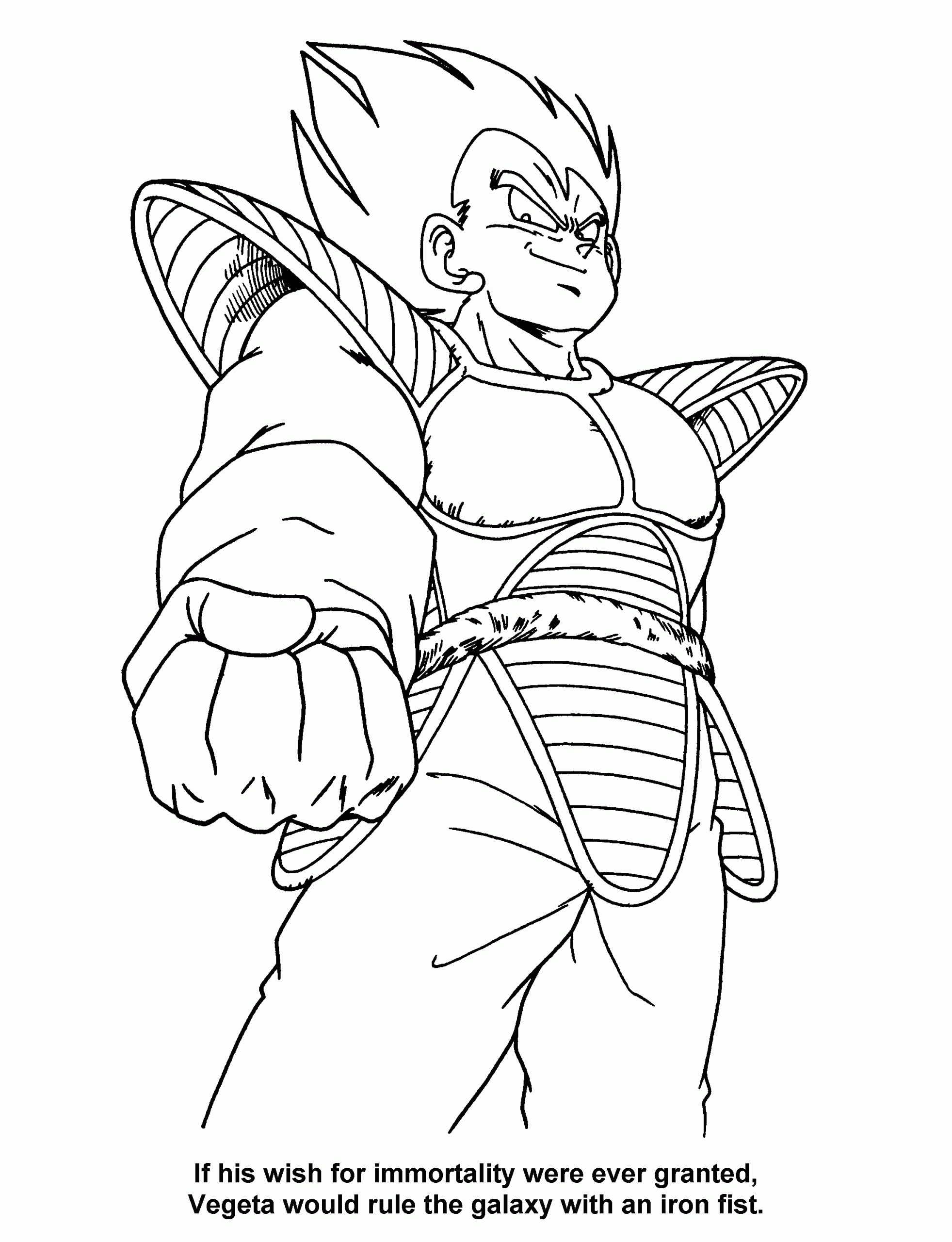 Coloring Page Dragon Ball Z Coloring Pages 4