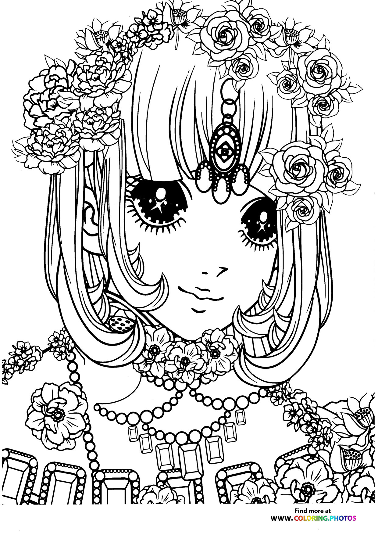 Coloring Pages For Adults Girls Category Free And Easy Print Or 