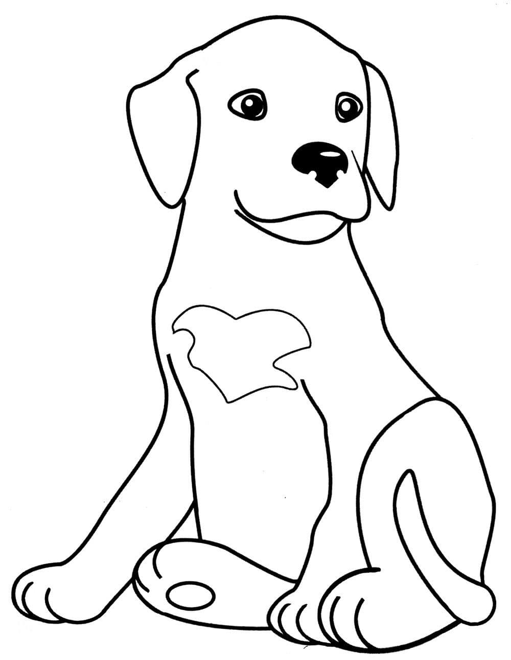 Coloring Pages For Kids Printable Dogs