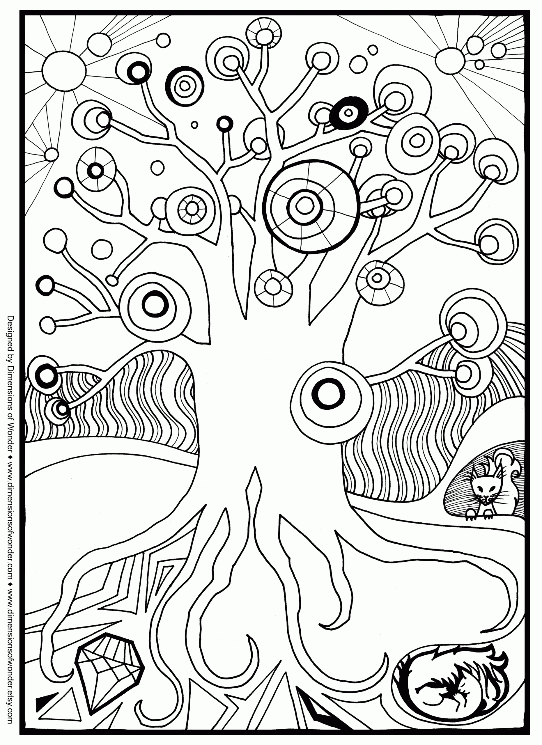 printable coloring pages for middle school
